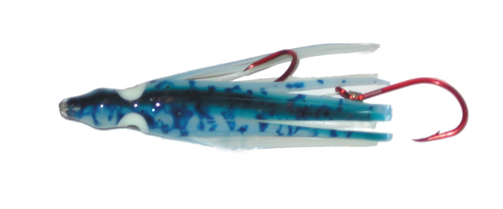 Double Glow Blue Splatter Bk Signature Squid