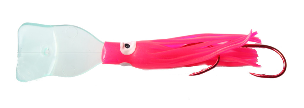 Double Glow Pink Bill Fish Squid