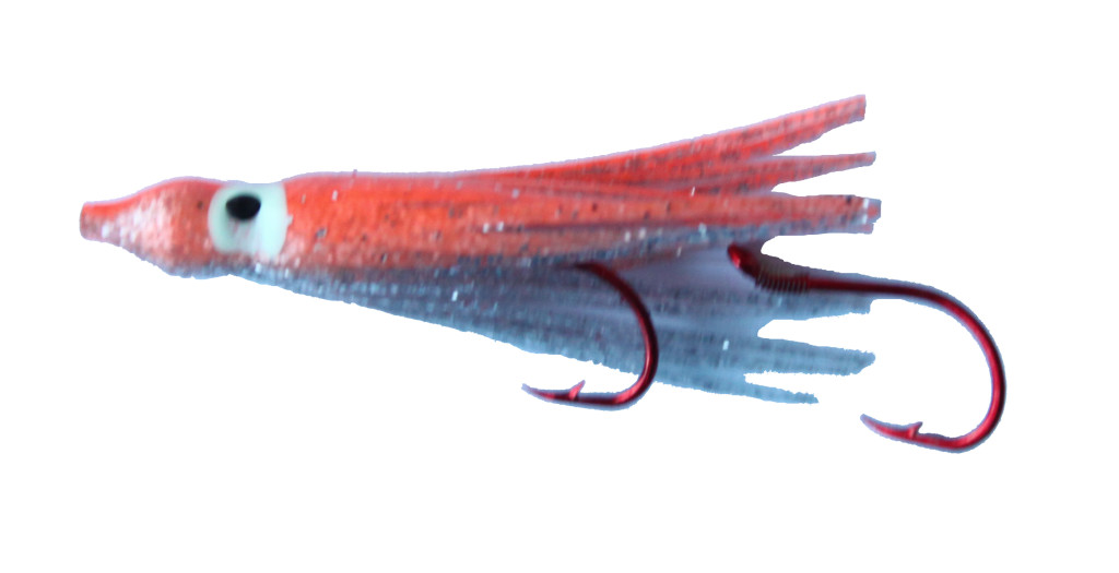 Orange Metallic Signature Squid