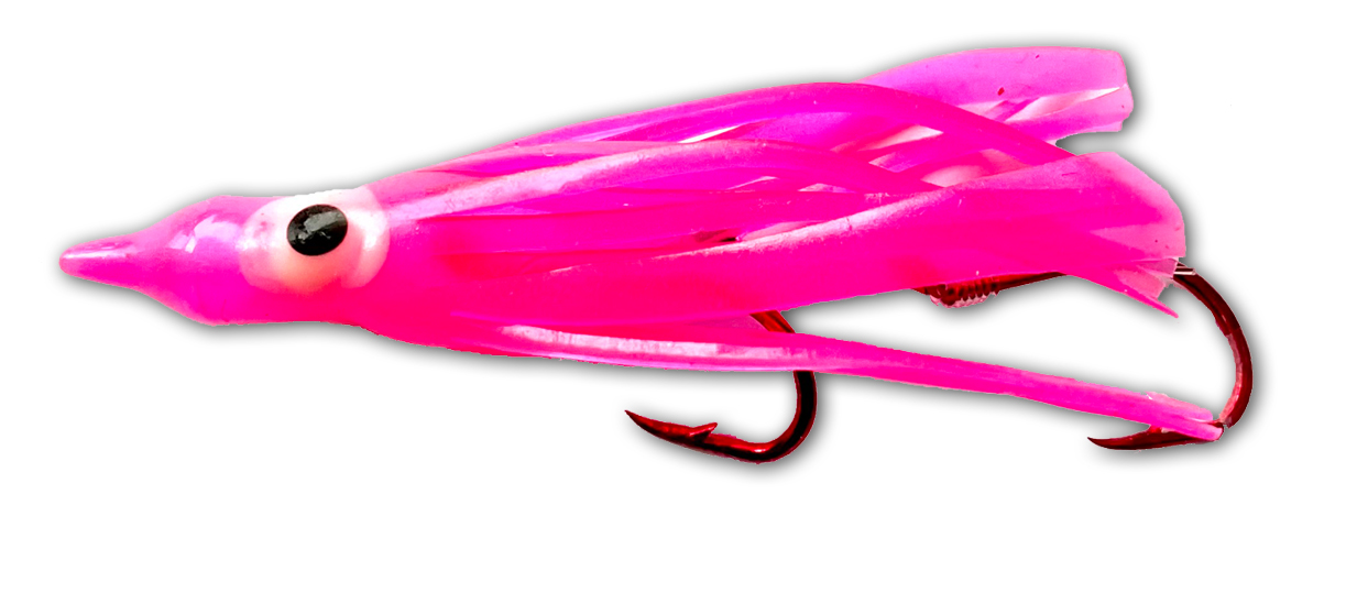 602-CBT Glow Pink Hoochie - Rocky Mountain Tackle
