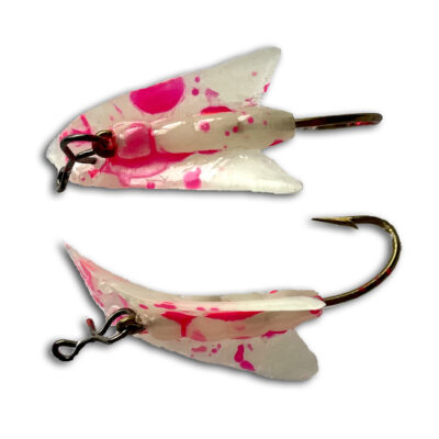 684-CBT 2 Pack Glow Pink Splatter Wild Flies