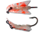 685-CBT 2 Pack Glow Orange Splatter Wild Flies