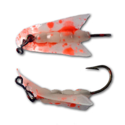 685-CBT 2 Pack Glow Orange Splatter Wild Flies