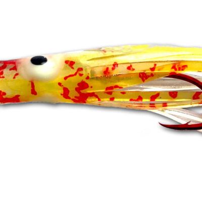 924-CBT UV Chart/Orange Splatter Hoochie Thing