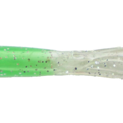 Lime Clear Silver Flake Tubes