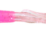 Pink Silver Flake Clear Tail Tubes
