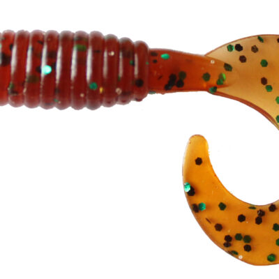 3" Pumpkin Green Pepper Fat Grubs