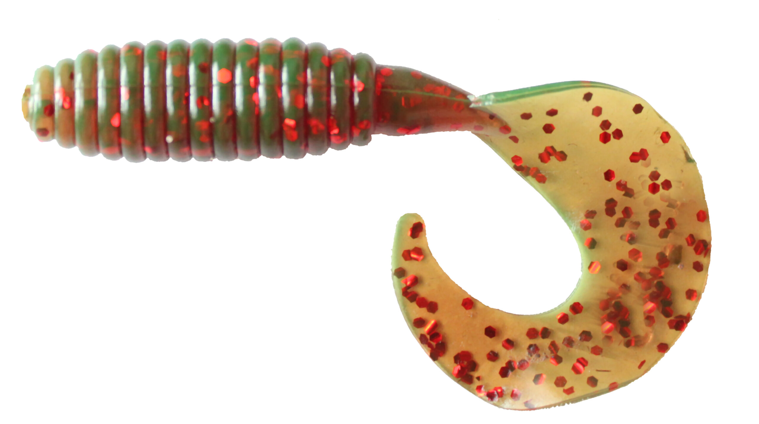 3 Motor Oil Red Flake Fat Grubs - Rocky Mountain Tackle
