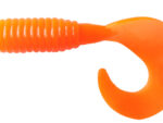 3" Mr Walleye Orange Fat Grubs