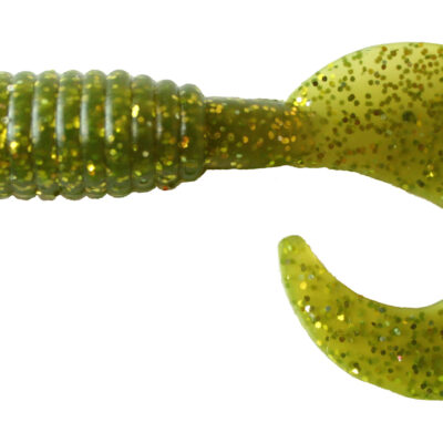 3" Erie Green Fat Grubs