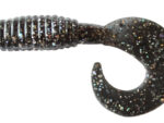 3" Black Holographic Fat Grubs