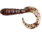 3" Brown Red Pepper Grubs