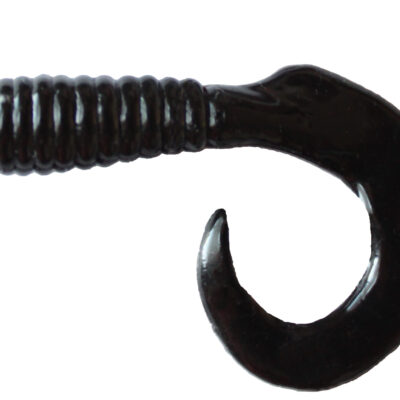3" Black Grubs