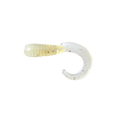 Clear Silver Flake Grubs