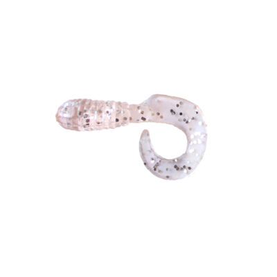 Lt Pink Silver Flake Grubs