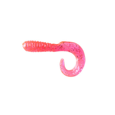 Pink Silver Flake Grubs