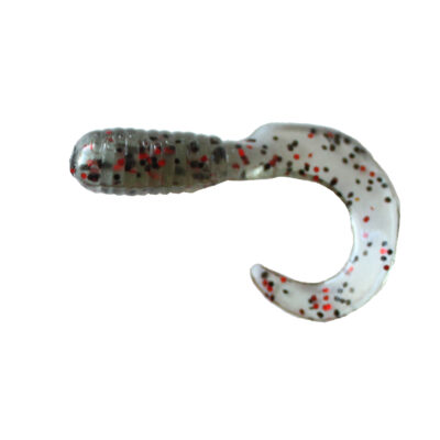 Smoke Black Red Flake Grubs