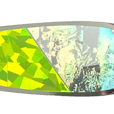 4.25″ 50/50 Chart Fire & Silver Oil Slick Signature Dodger™