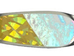 4.25″ 50/50 Gold Fire & Silver Oil Slick Signature Dodger™