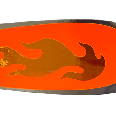 4.25″ Orange Flame Orange Flat Signature Dodger™