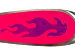 4.25″ Pink Flame Pink Flat Signature Dodger™