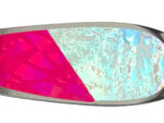 4.25″ 50/50 Pink Fire & Silver Oil Slick Signature Dodger™