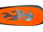 4.25″ Silver Flame Orange Flat Signature Dodger™