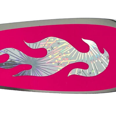 4.25″ Silver Flame Pink Flat Signature Dodger™