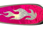 4.25″ Silver Flame Pink Oil Slick Signature Dodger™