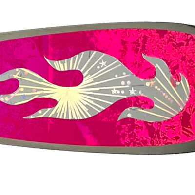 4.25″ Silver Flame Pink Oil Slick Signature Dodger™