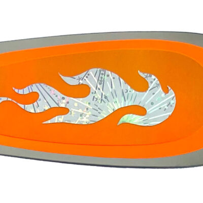 5.5″ Silver Flame Orange Flat Signature Dodger™