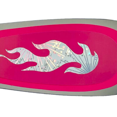 5.5″ Silver Flame Pink Flat Signature Dodger™
