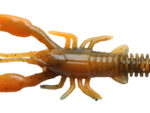 3" Orange Swirl Crawfish