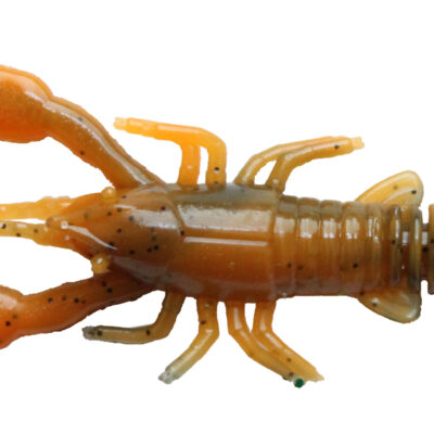 3" Orange Swirl Crawfish