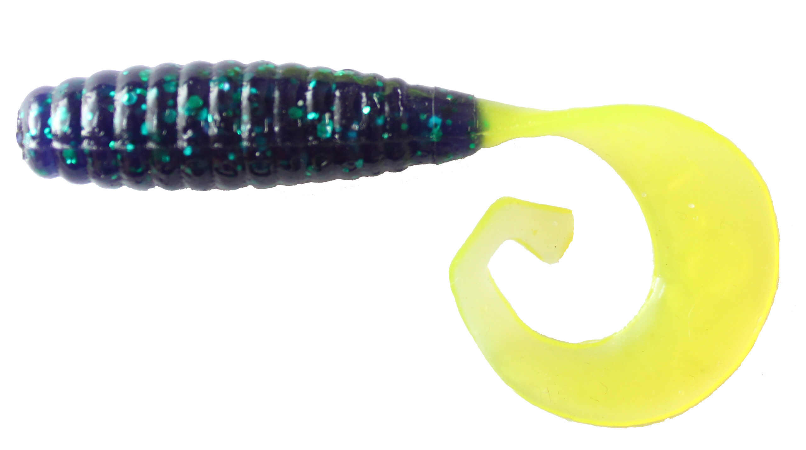 Grubs 3,5'' Blue / White tail