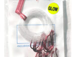 Green Luminous Bead 10 Pack Double Snelled Hooks
