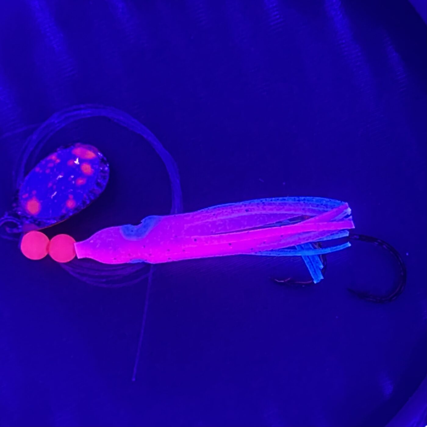 UV Pink Moon Splatter Super Squid - Image 3