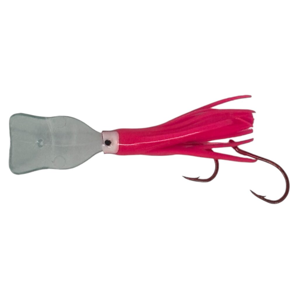 Double Glow Pink Bill Fish Squid